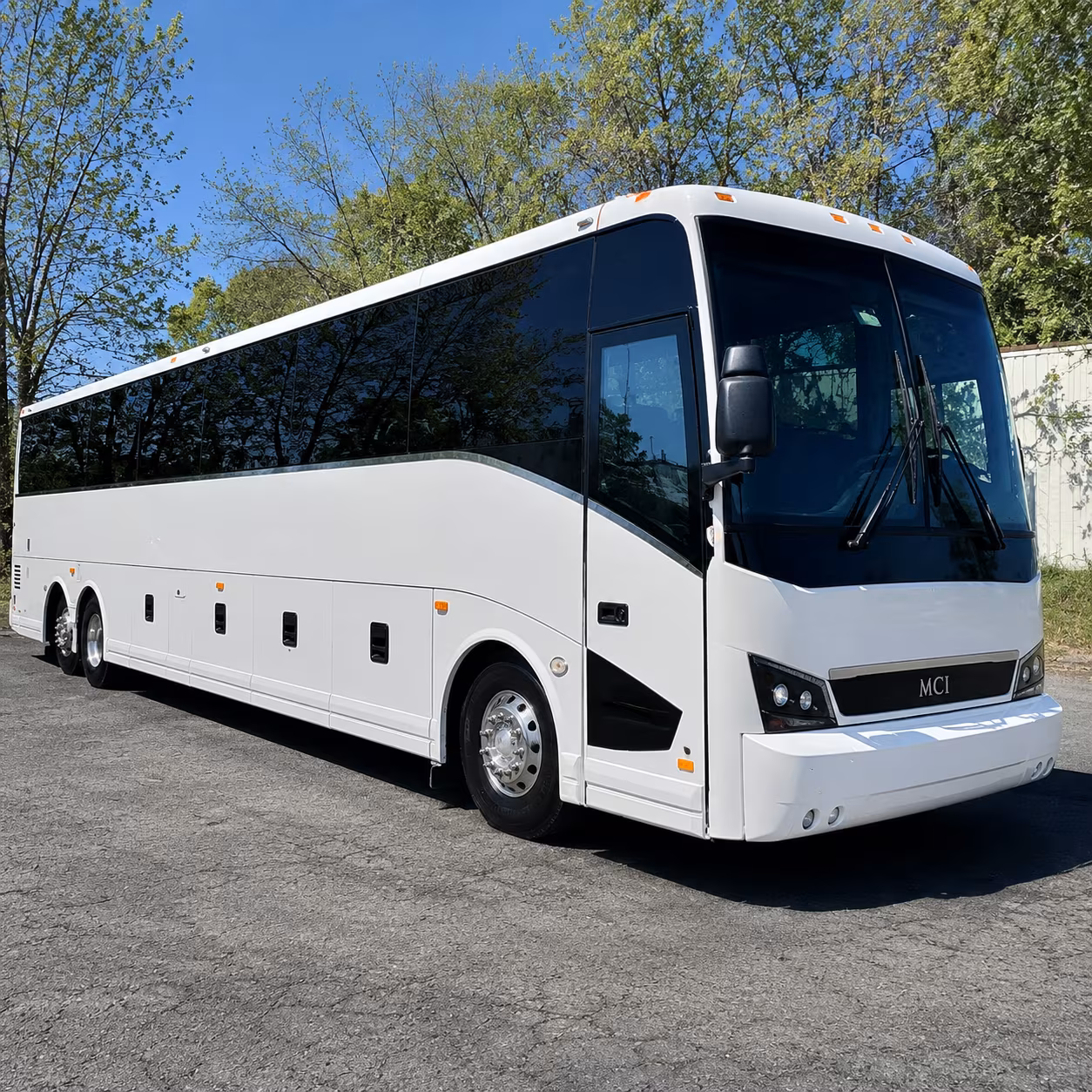 odessa charter bus rental exterior