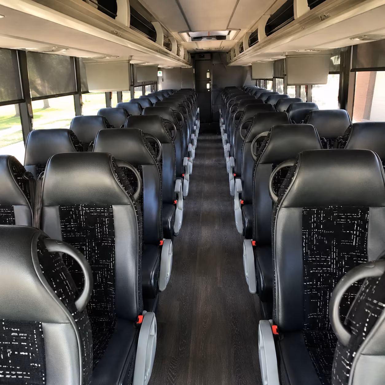 odessa charter bus rental inside