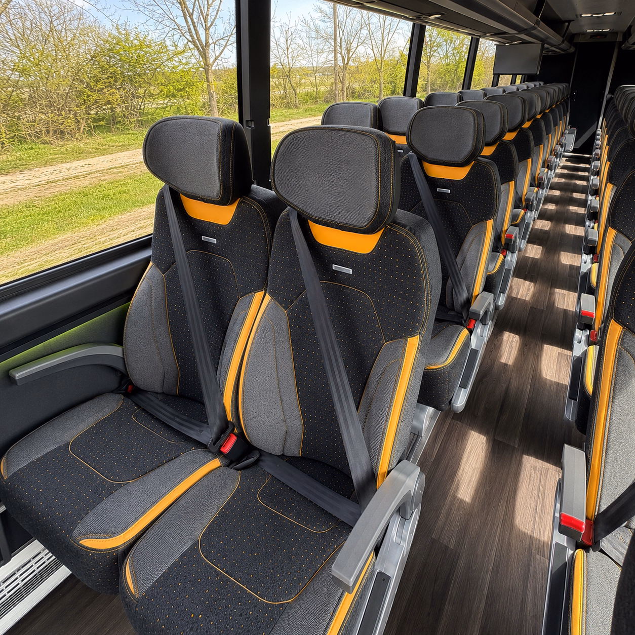odessa employee transportation onboard seating