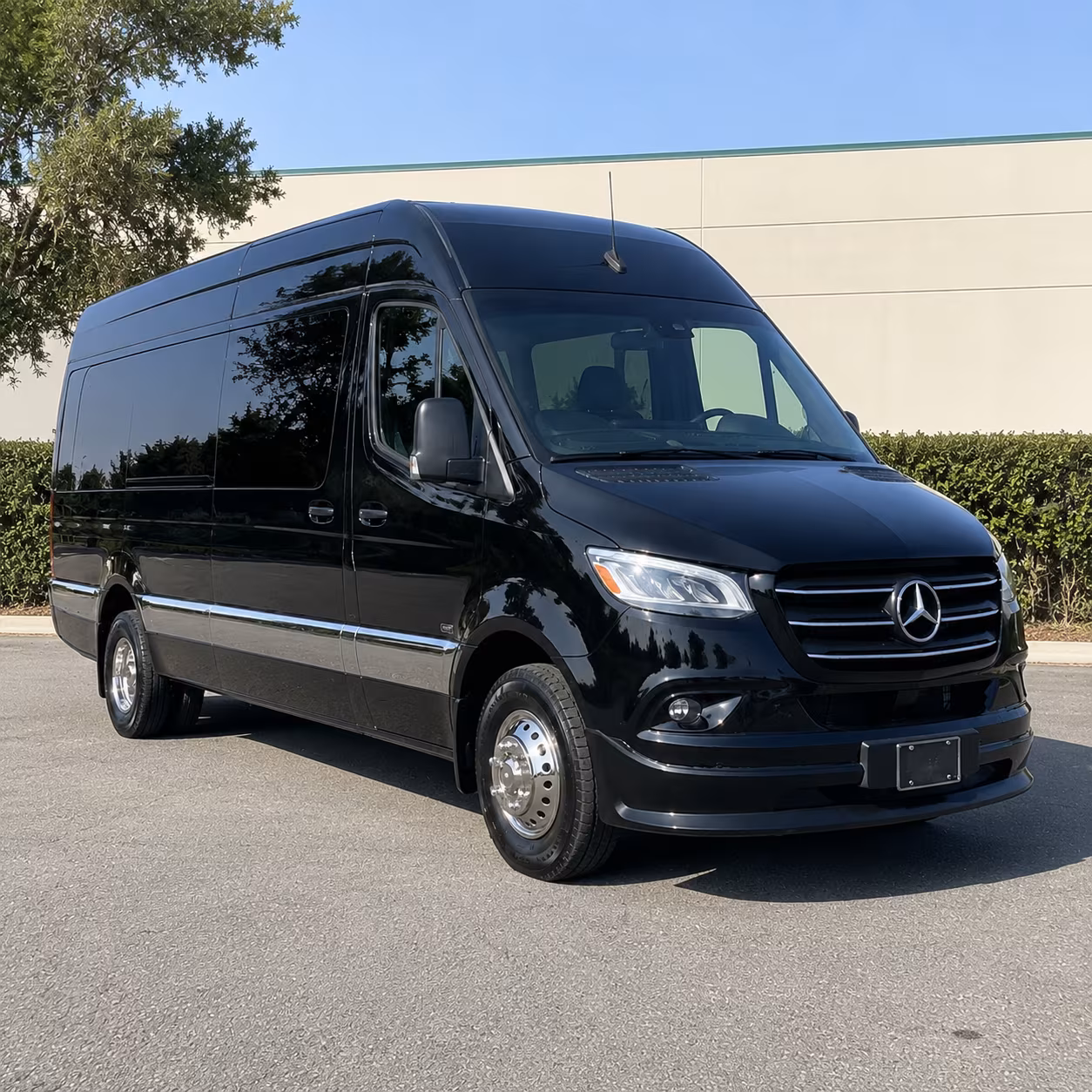 sprinter van with driver