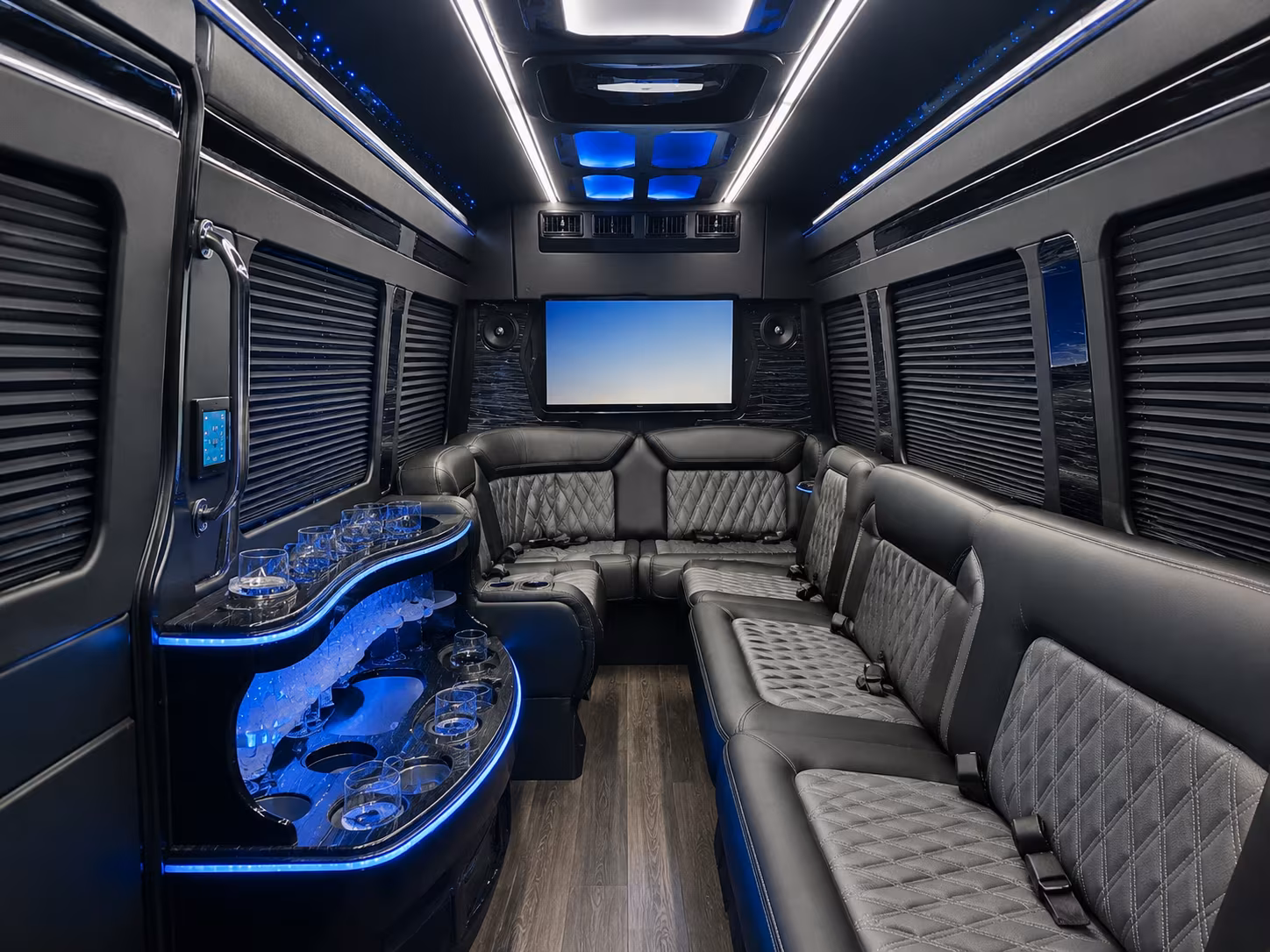 sprinter vans and minibuses for smaller odessa wedding groups